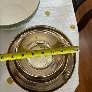 Silver nesting bowls